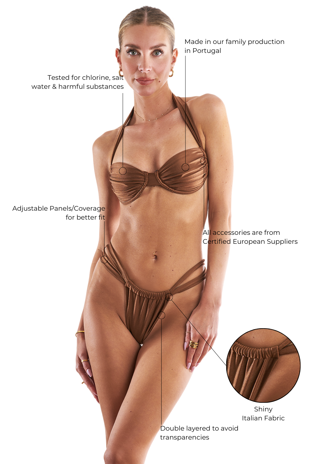 Haya Bottom - Espresso