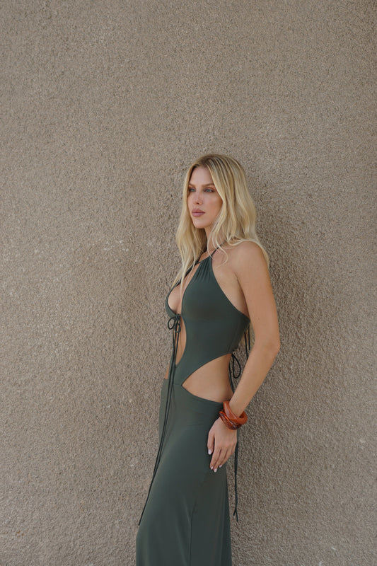 Siham Dress - Olive