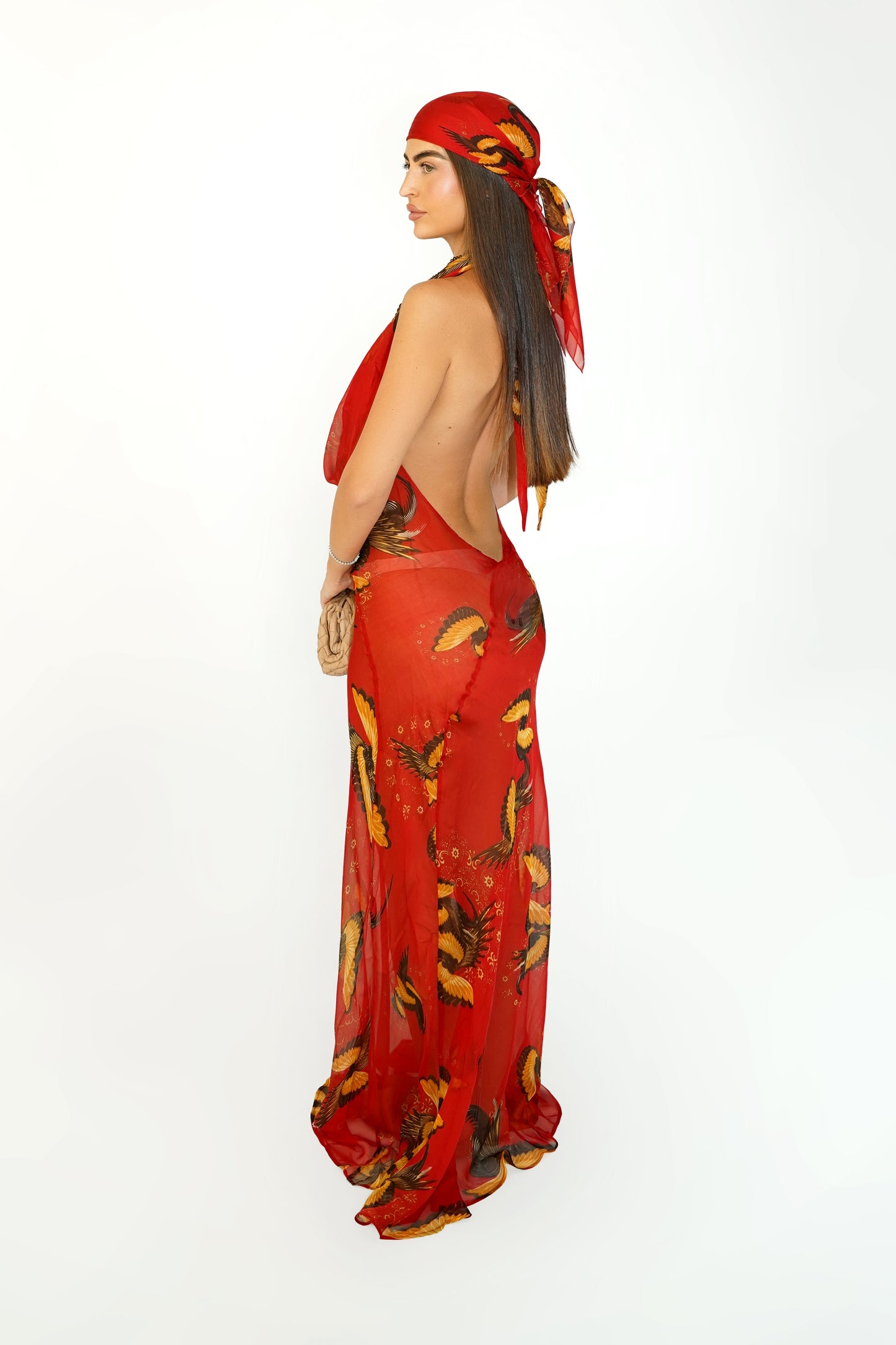 Mona Dress - Silk Print 14