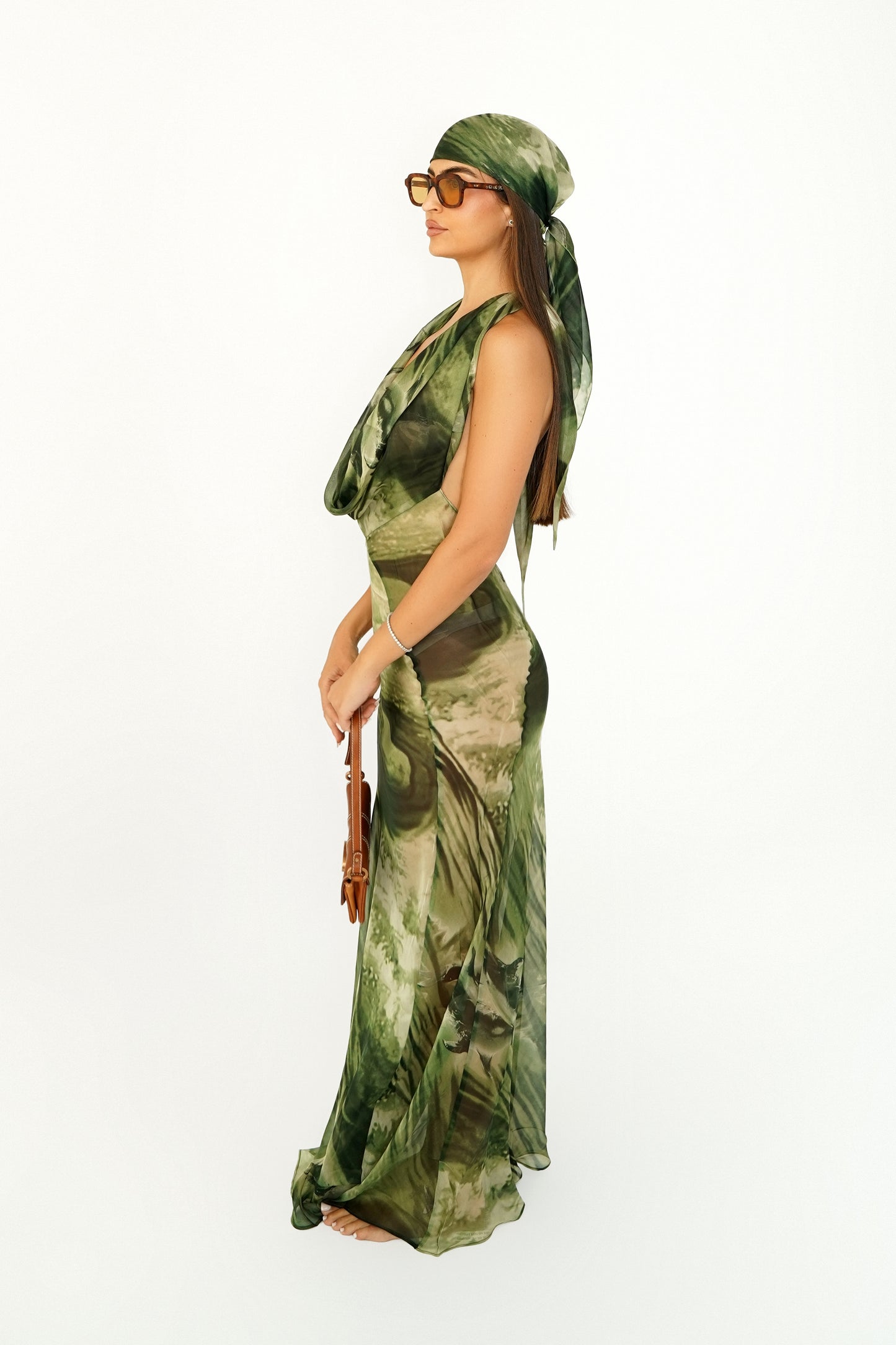 Mona Dress - Silk Print 28