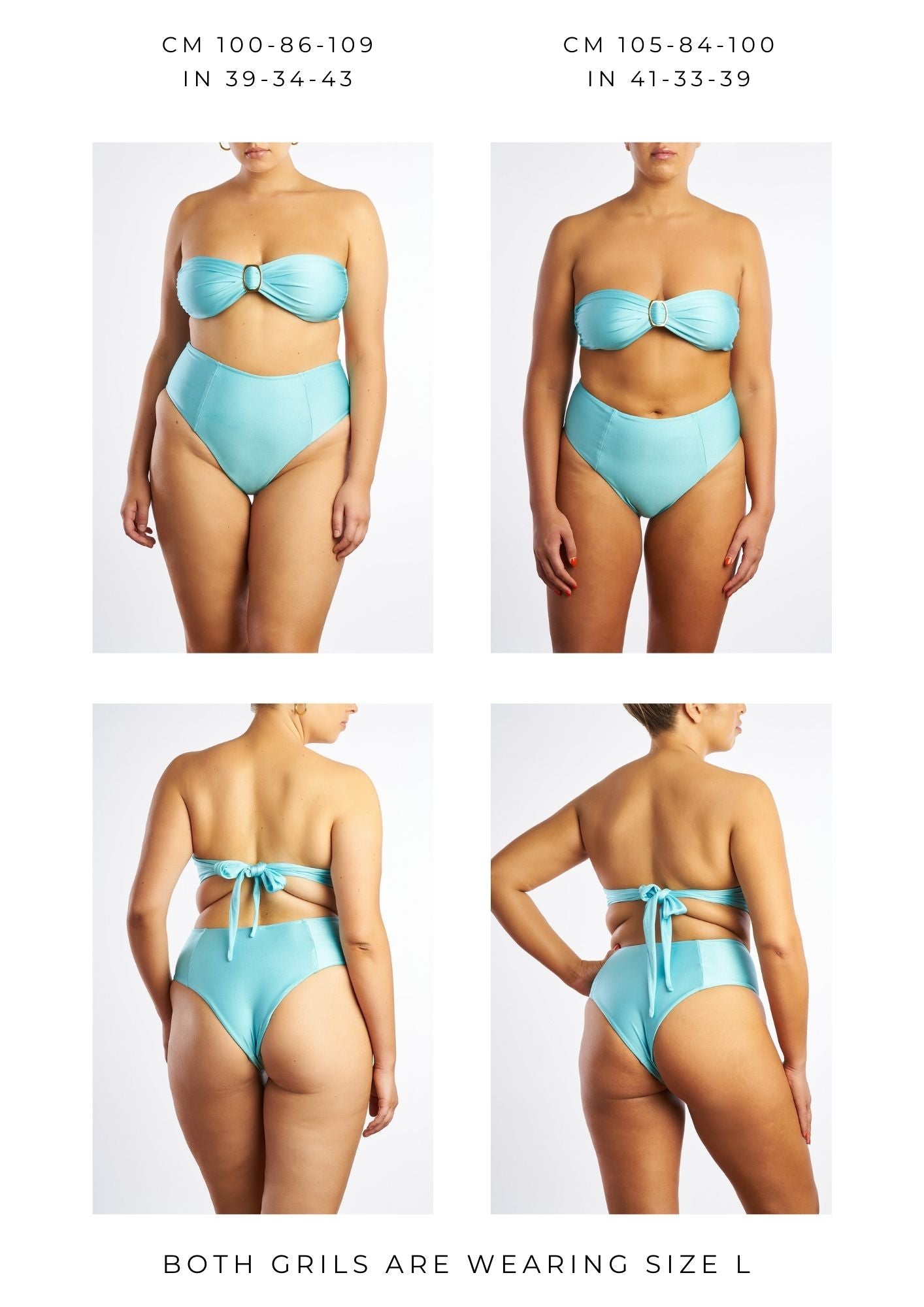 Maya bikini. A blue, medium coverage bikini.