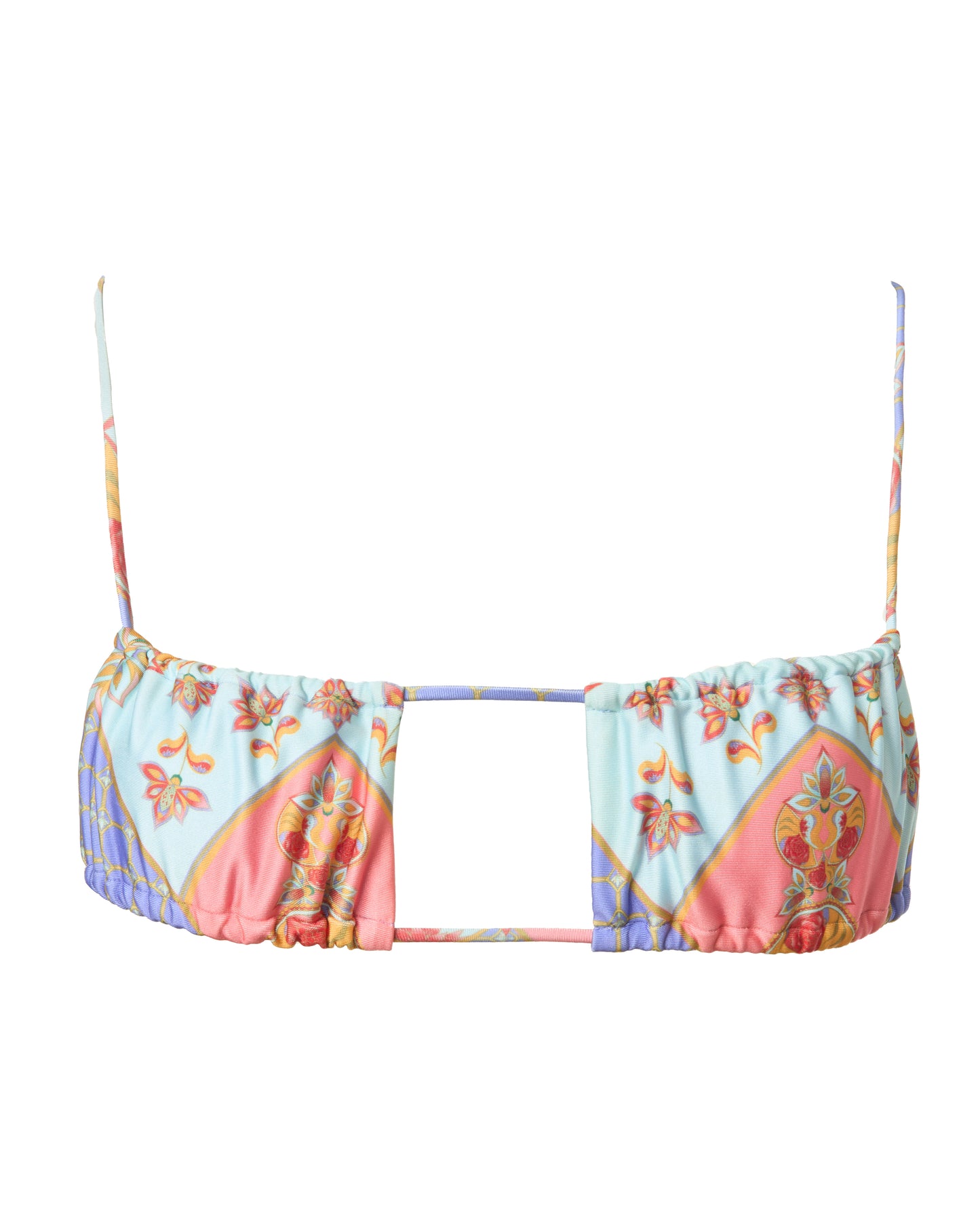 Vicca top. A patterned and adjustable top with golden details.