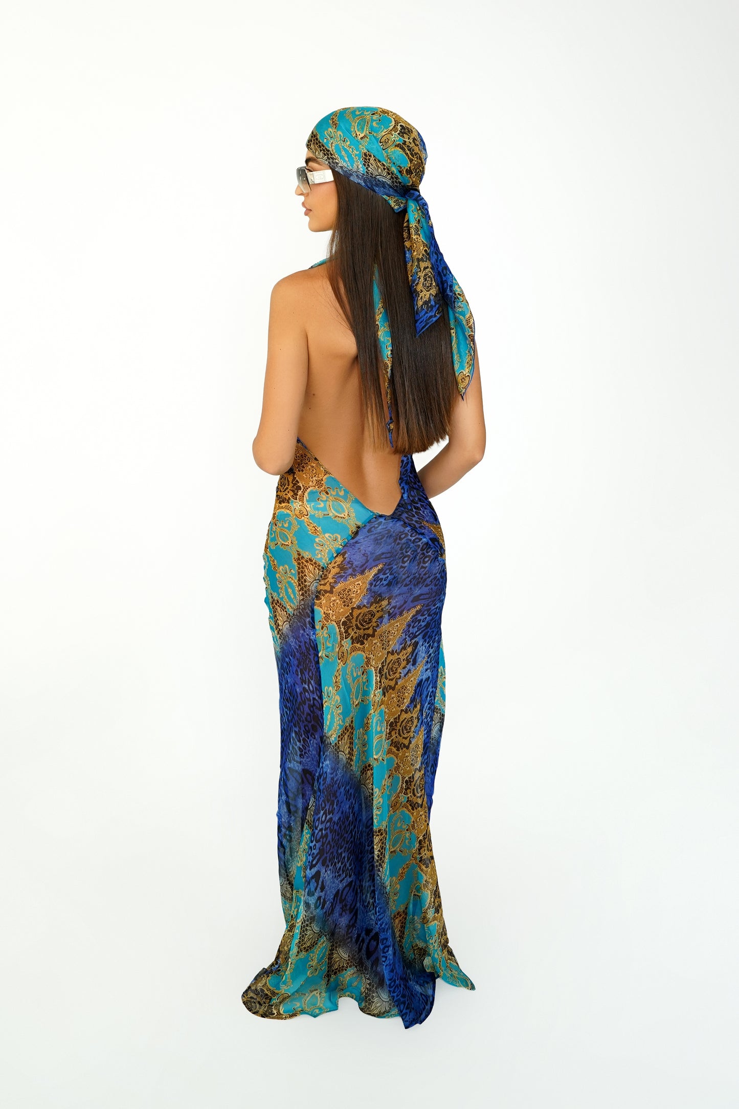 Mona Dress - Silk Print 24