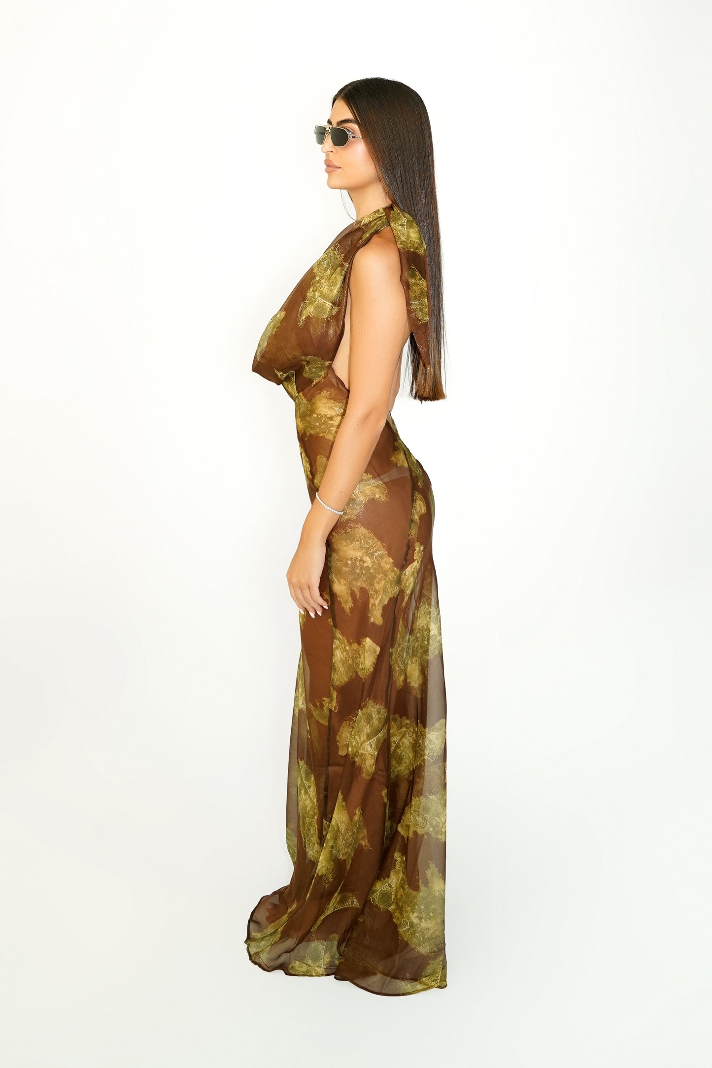 Mona Dress - Silk Print 11