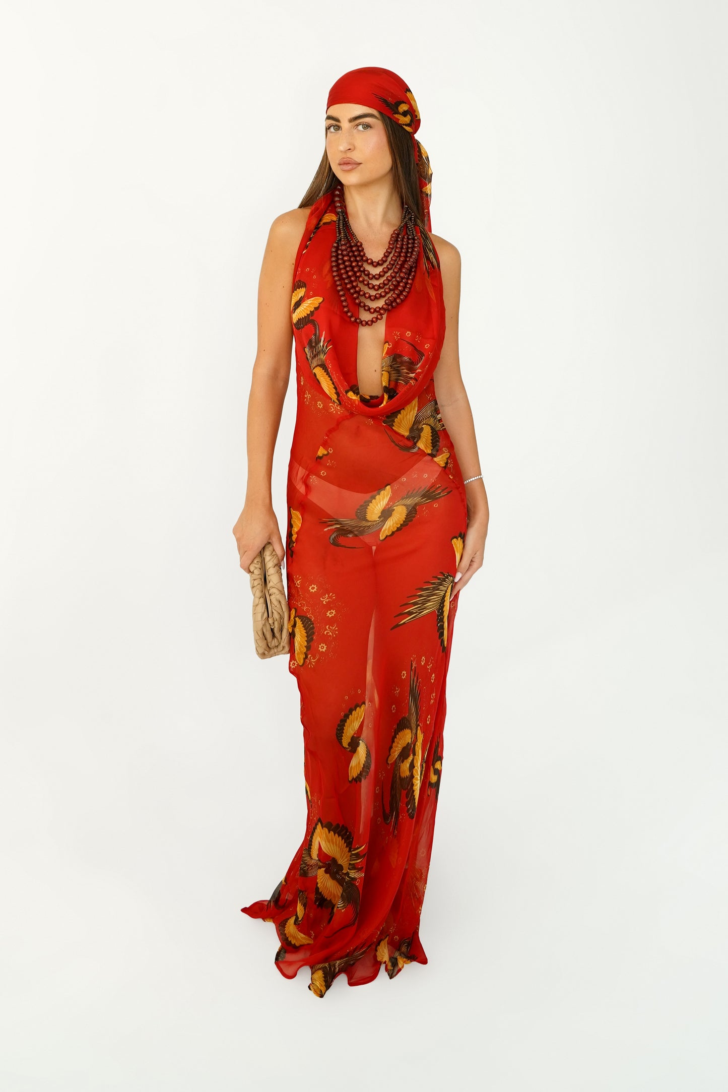Mona Dress - Silk Print 14
