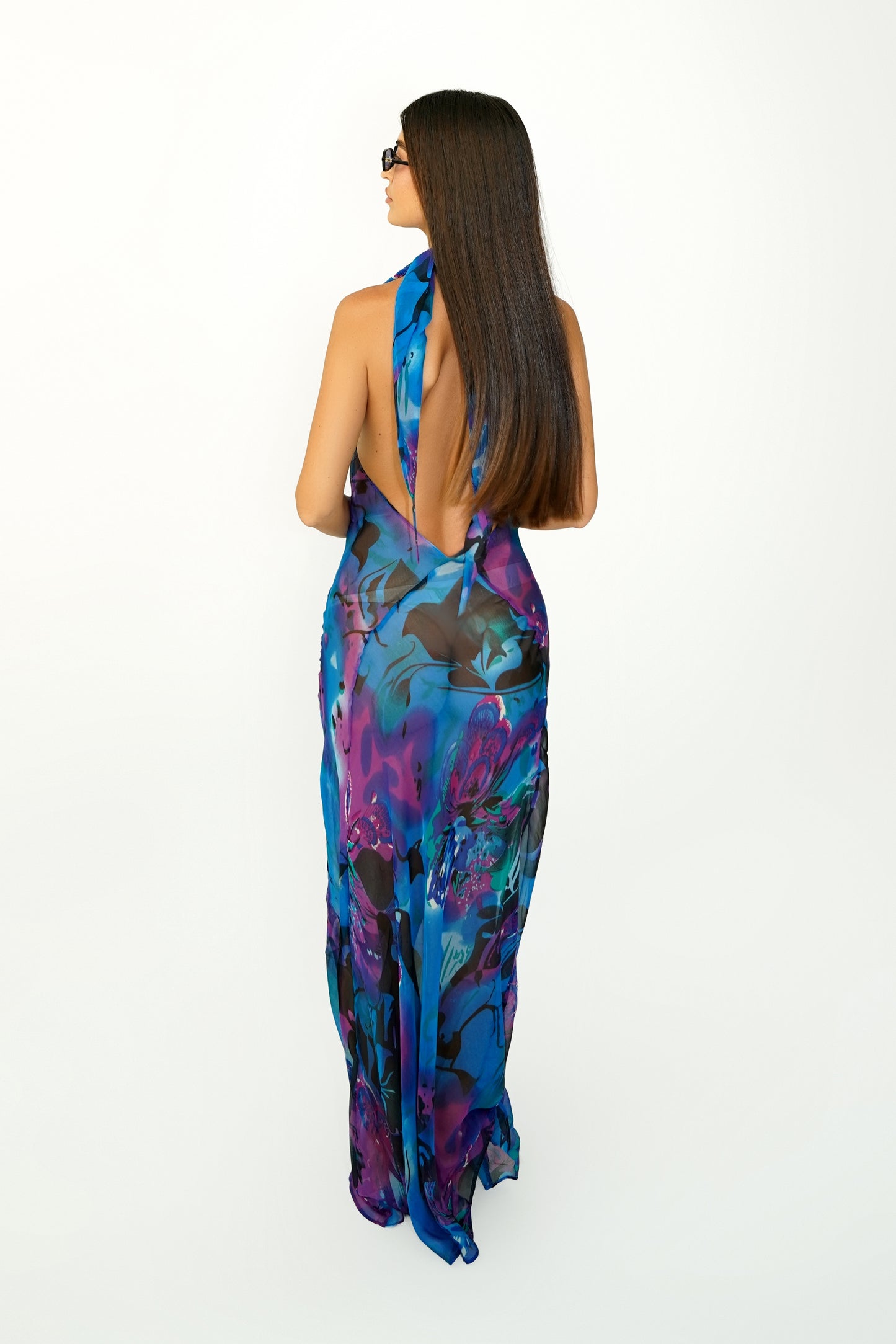 Mona Dress - Silk Print 15