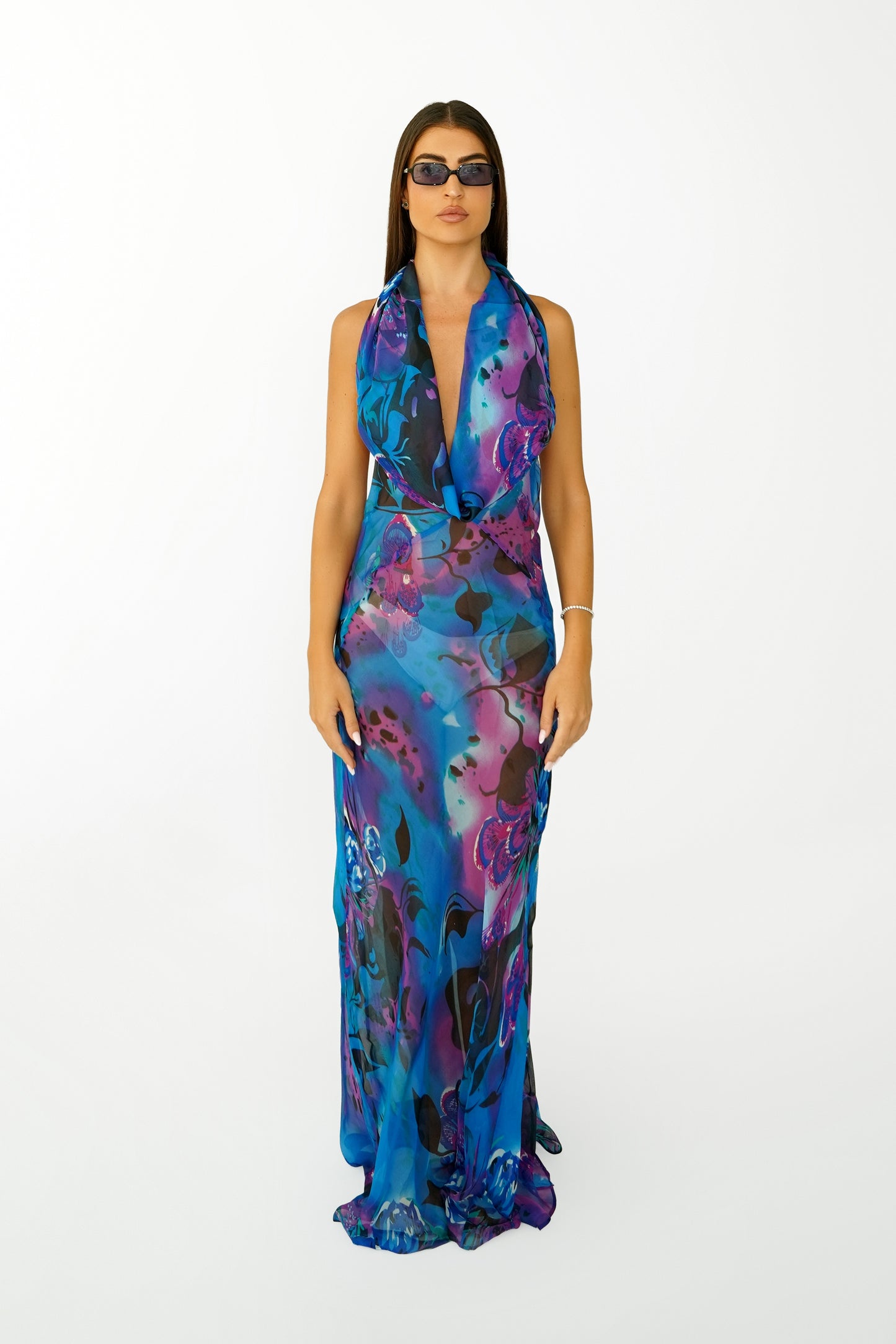 Mona Dress - Silk Print 15
