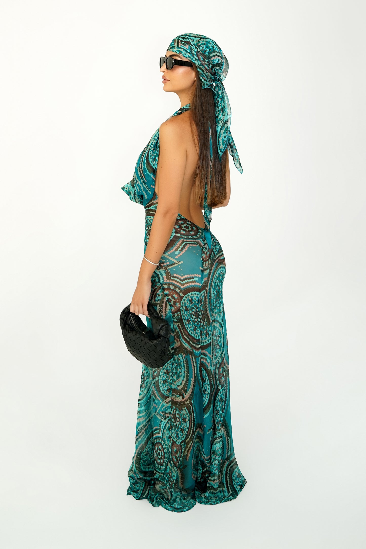 Mona Dress - Silk Print 17