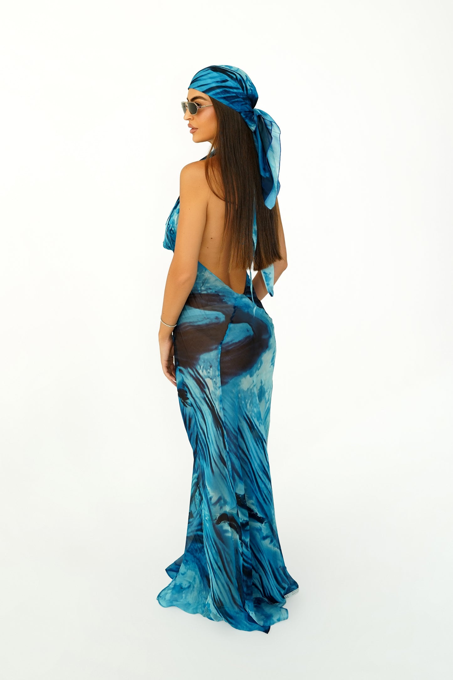 Mona Dress - Silk Print 26