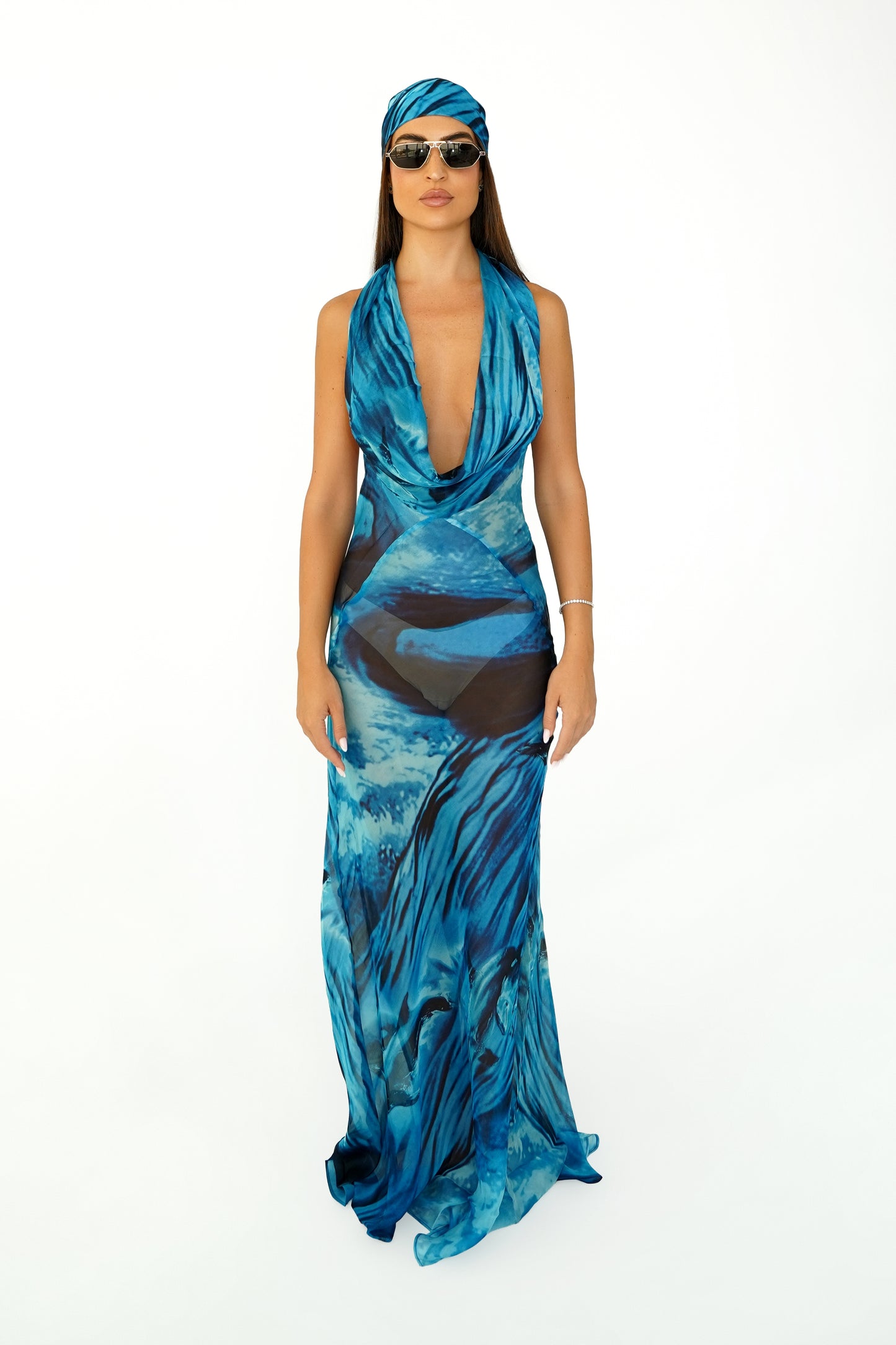 Mona Dress - Silk Print 26