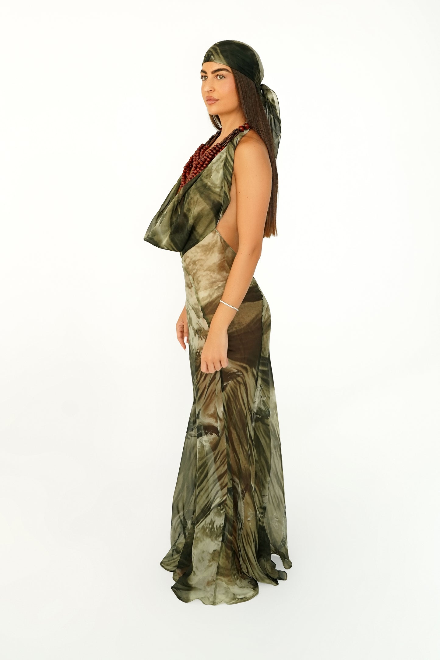 Mona Dress - Silk Print 27