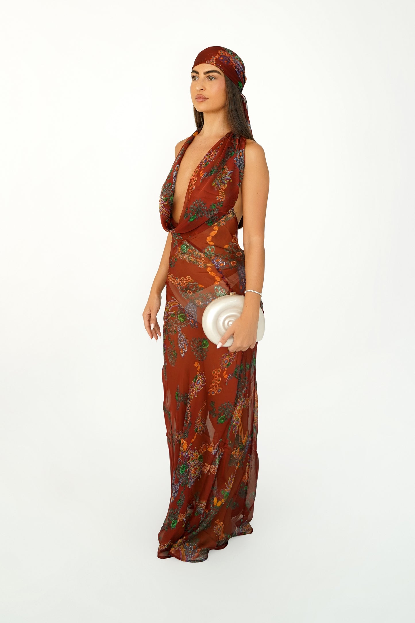 Mona Dress - Silk Print 8