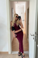 Reem Skirt - Raspberry