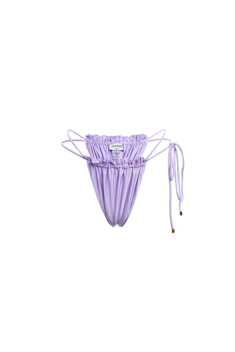 Amy bottom - lilac. An adjustable and medium coverage bottom with Brazilian style.
