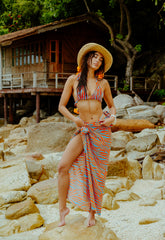 Ava Sarong - Electric Zebra