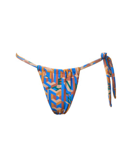 Stella bottom. A patterned and adjustable bottom with adaptable coverage and a Brazilian style.